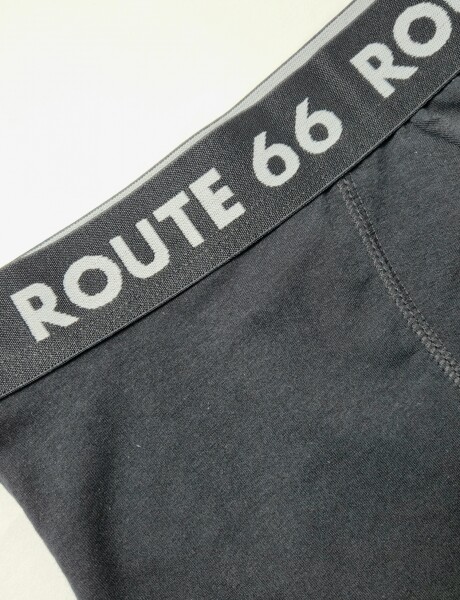 Boxer de algodon con lycra liso Fresh Negro