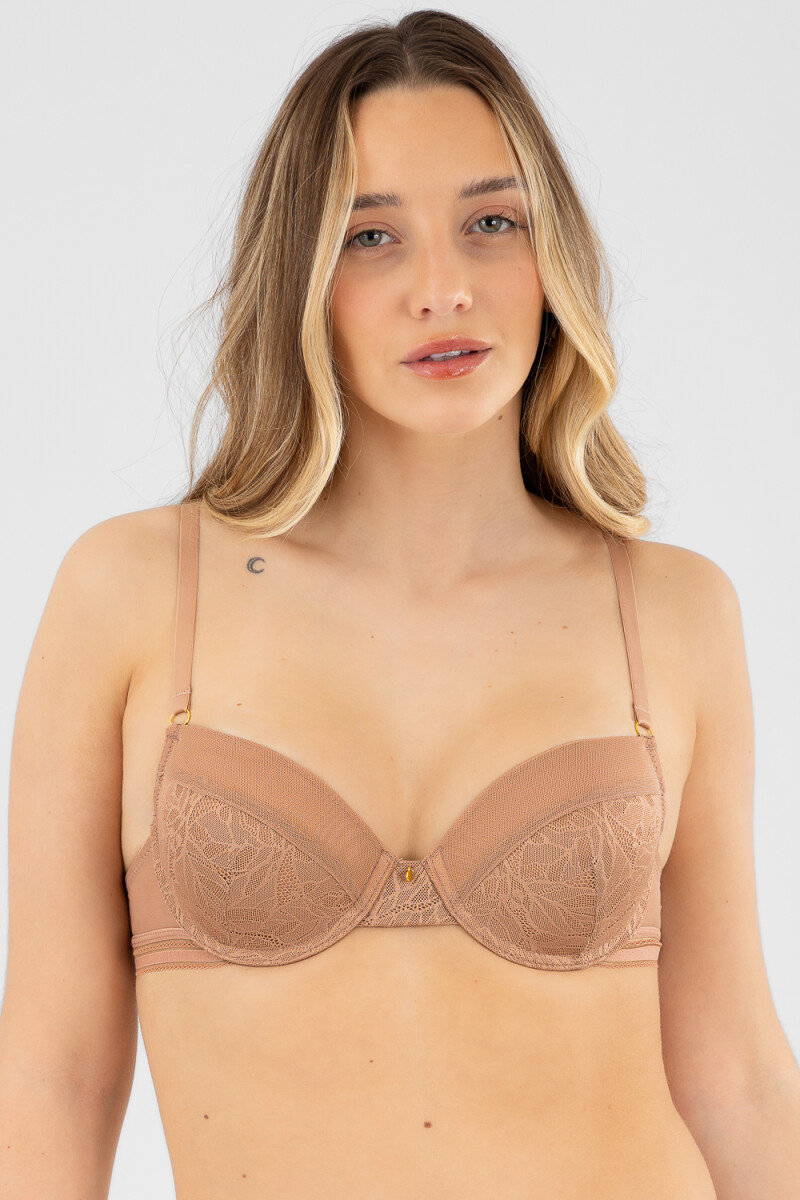 Soutien preformado helecho - Antique rose 