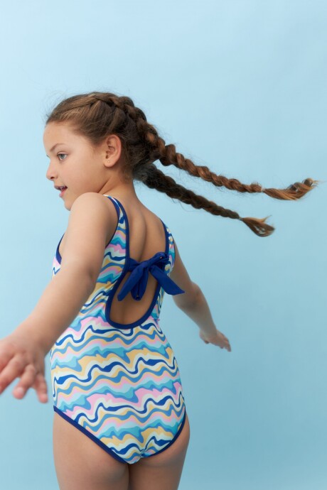 Traje de baño Wila Azul
