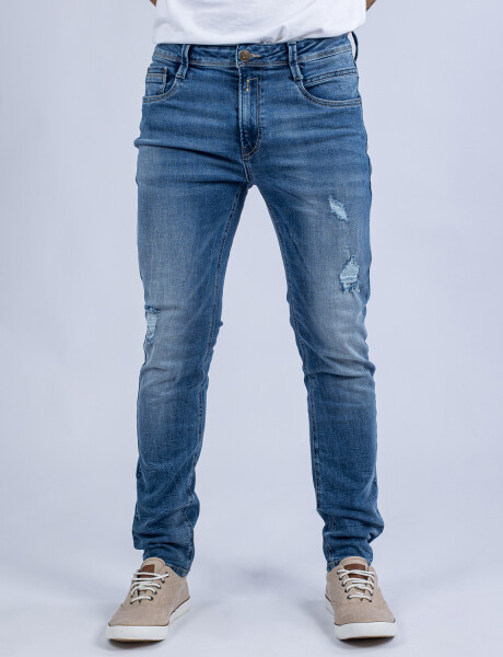 Jeans para hombre skinny UFO Milo Azul claro Talle 28