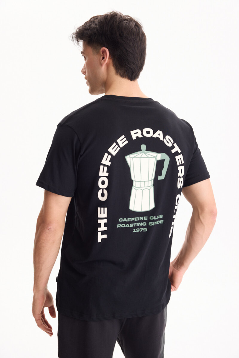 Remera Rosasters Negro