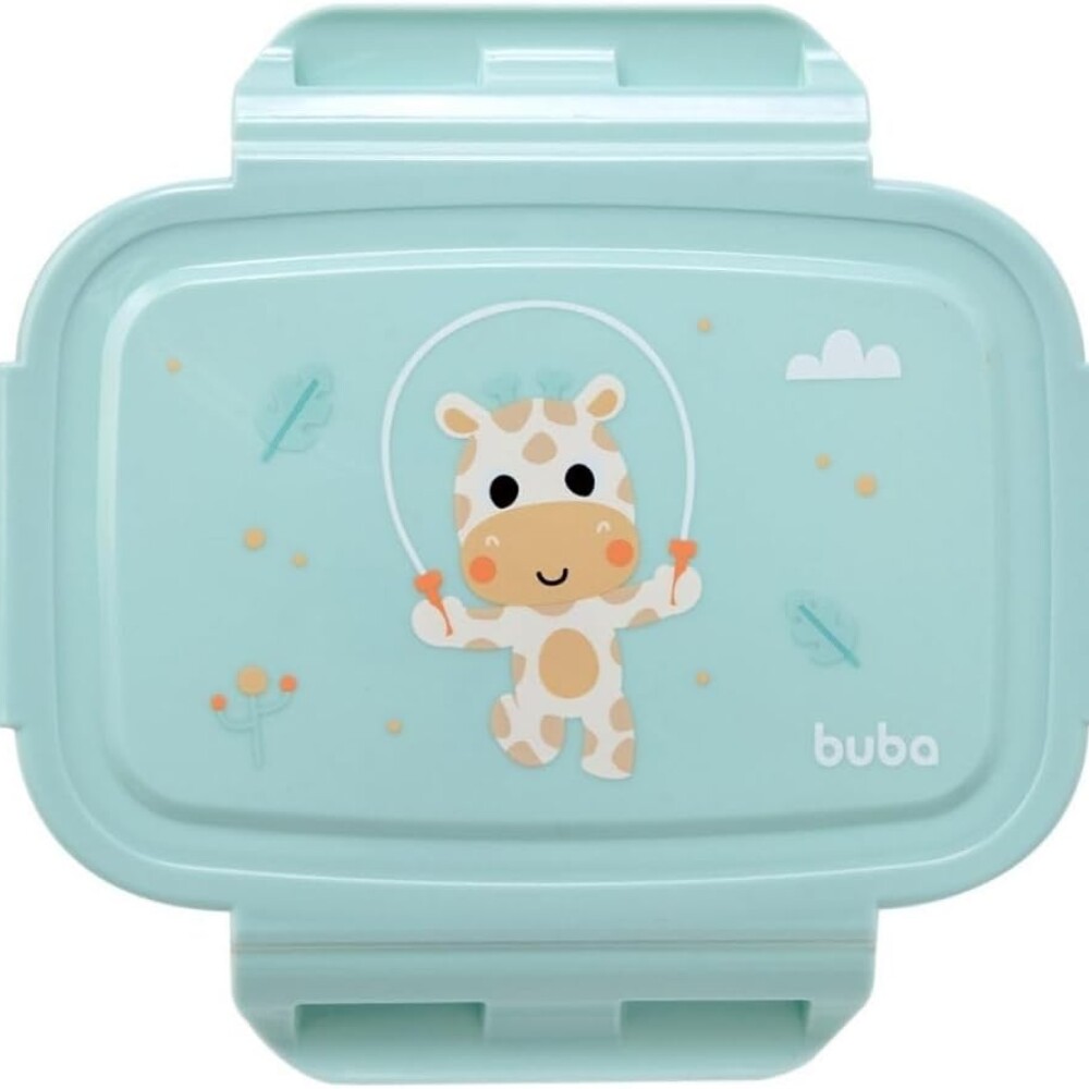 Lunchera bento box BUBA pastel colors jirafa