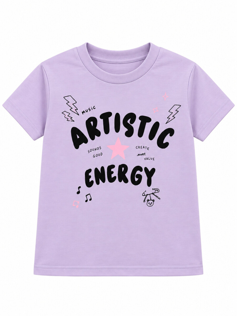 REMERA ROMA - LILA (V) 