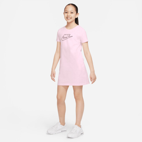 Vestido Nike Moda Niño Futura Tshirt Dress Pink Foam S/C