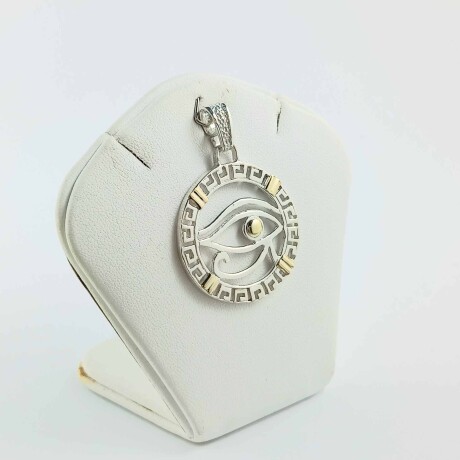 Dije de plata 925 y double de oro 18 ktes. Ojo de Horus Dije de plata 925 y double de oro 18 ktes. Ojo de Horus