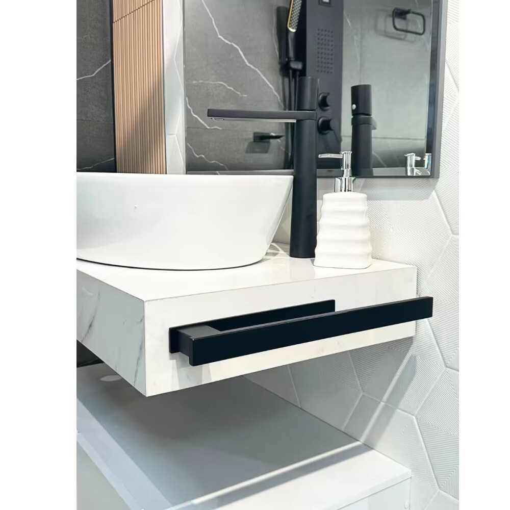 Toallero autoadhesivo Negro Mate GC Toallero Autoadhesivo Negro Mate Gc