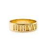 Anillo Numeros Romanos-Oro bajo-Sin Piedra-AN8205 sinpiedra