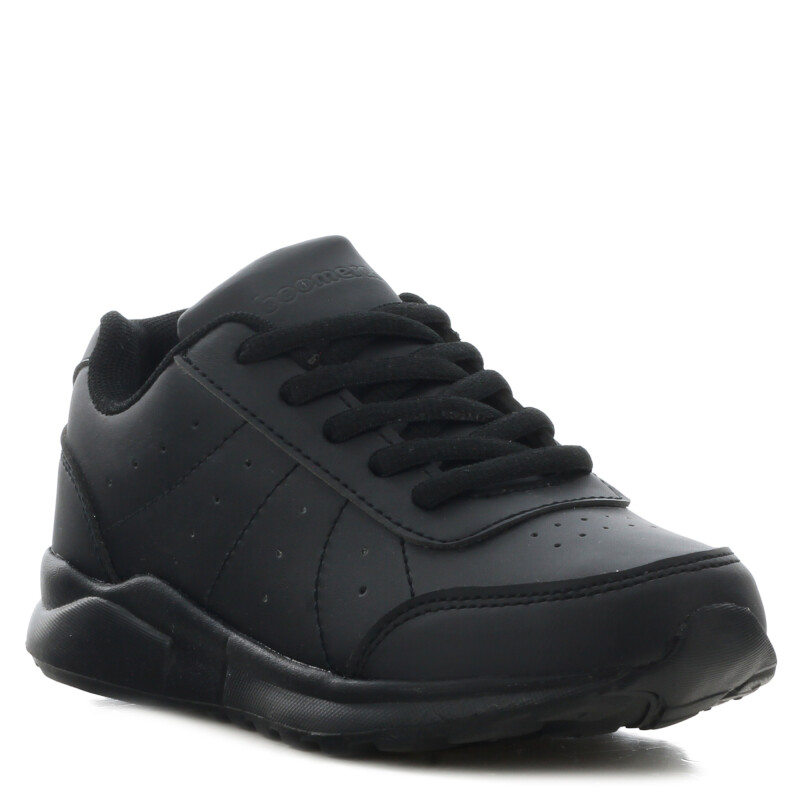 Championes Infantiles Boomerang BUZ acordonado Negro