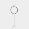 Pulseras Flexibles Pulsera Flexible Con Anillo Unido - Plateado