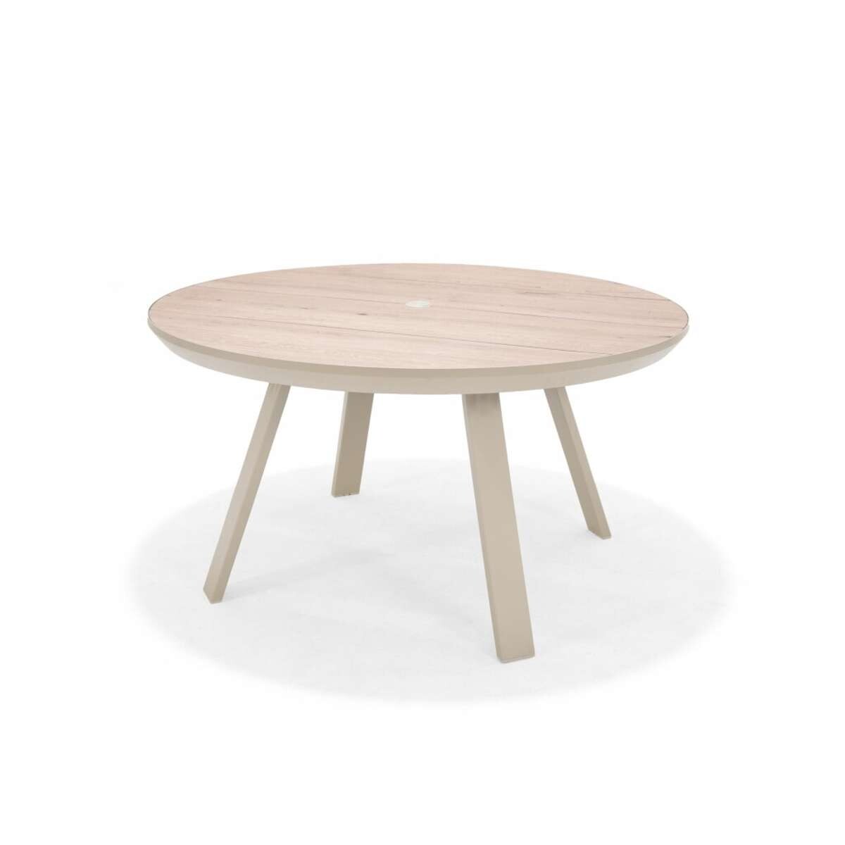 Mesa redonda de Patio Diametro 141cm Urbanite - Beige 