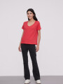 Remera Blumi Rojo Coral
