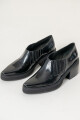 Botin ana Negro charol