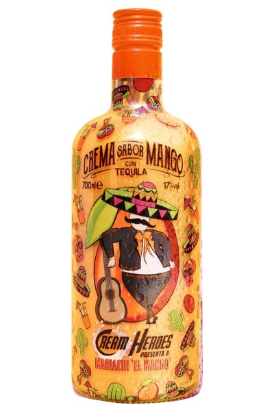 Crema de Tequila Cream Heroes Mariachi Mango 700 ml Crema de Tequila Cream Heroes Mariachi Mango 700 ml