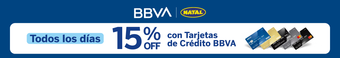 BBVA TODOS LOS DÍAS 15% OFF