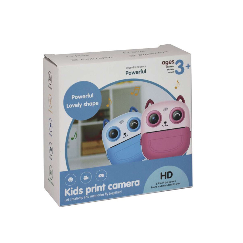 Cámara Instantánea Infantil CAT Rosa Cámara Instantánea Infantil CAT Rosa