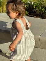 Vestido Tita Rayas Beige Vestido Tita Rayas Beige