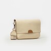 Morral Olivia en cuero graneado Cotton