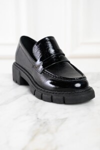 Mocasín Charol Negro