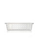 Set x2 Cesto rectangular calado Sanremo TRANSPARENTE