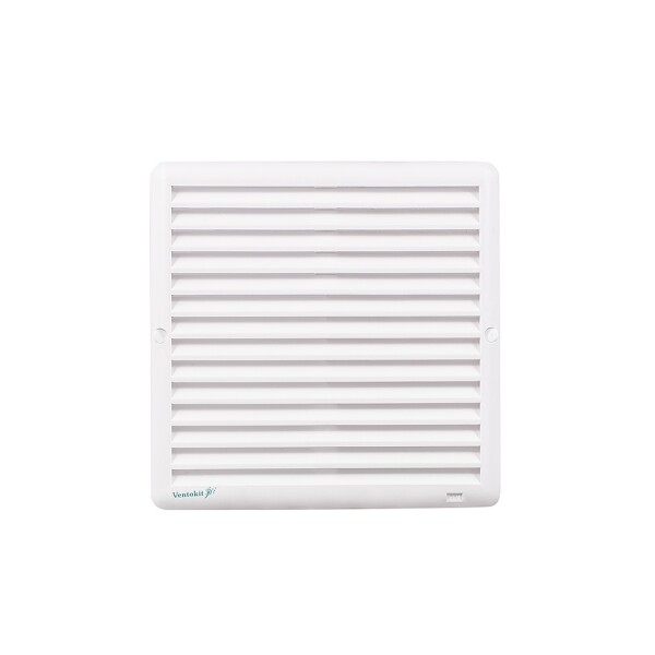 Rejilla de Ventilación PVC 19x19cm con mosquitero Ventokit Rejilla de Ventilación PVC 19x19cm con mosquitero Ventokit