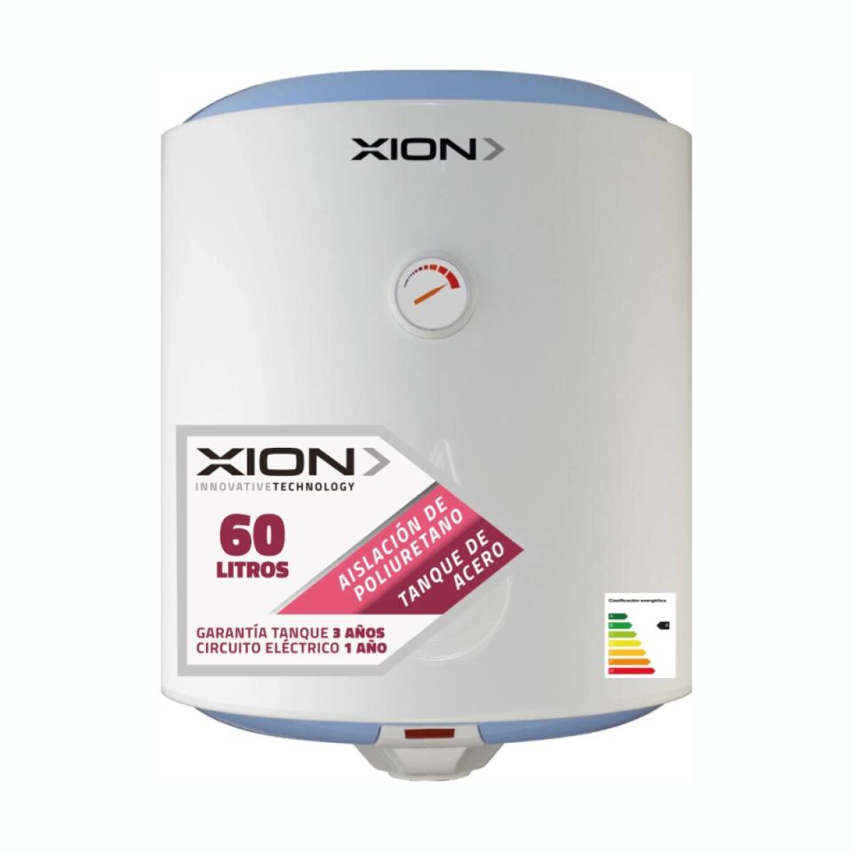 Termotanque Cilíndrico XION XI-CAL60 1500W Capacidad 60Lts 