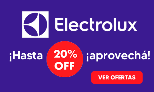 ¡Hasta 20%OFF en Electrolux + otro AÑO de Garantía de regalo!