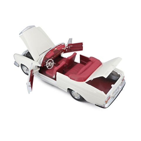 Auto de Colección Maisto 1967 Mercedes Bens 280SE Cabrio Escala 1:18 U