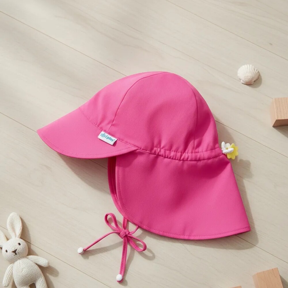 Gorro iplay con filtro solar 0-6 meses fucsia