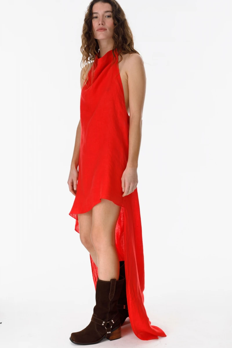 Vestido Oasis rojo s