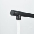 MEZCLADORA DE PARED PARA COCINA DOBLE PICO CHEF - NEGRA MEZCLADORA DE PARED PARA COCINA DOBLE PICO CHEF - NEGRA