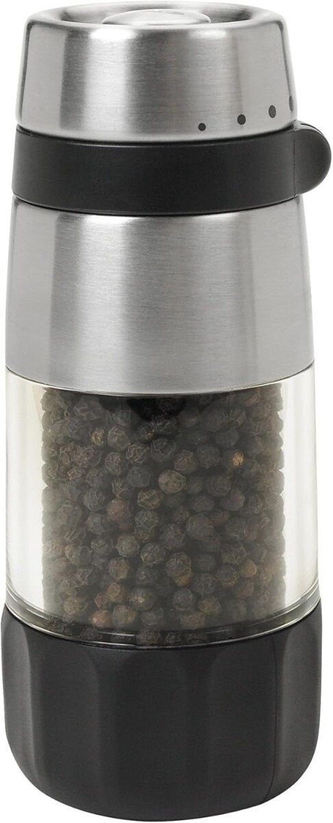 MOLINILLO DE PIMIENTA GOOD GRIPS 14 cm ACRÍLICO NEGRO OXO 