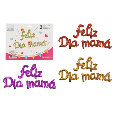 Globo helio Feliz Dìa Mamà Globo helio Feliz Dìa Mamà