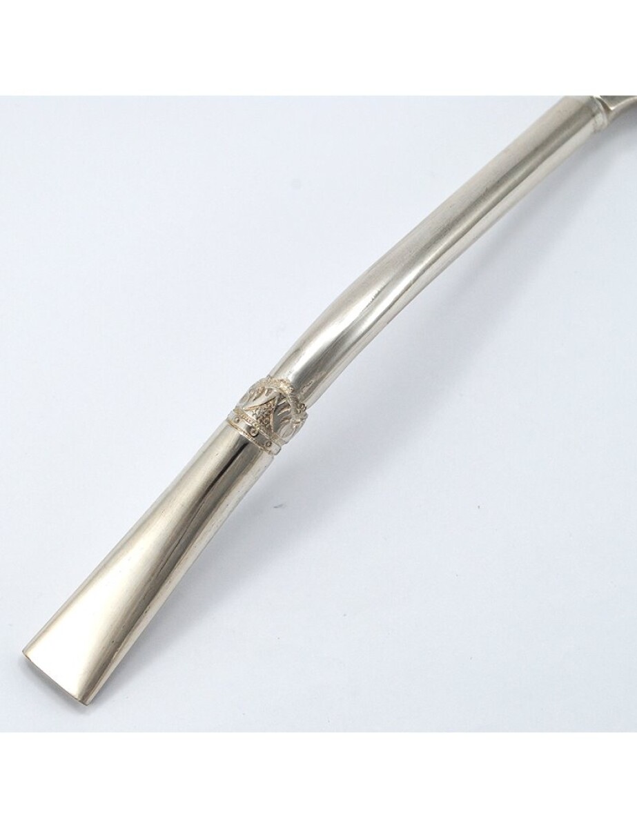 Bombilla plata gruesa boquilla especial 