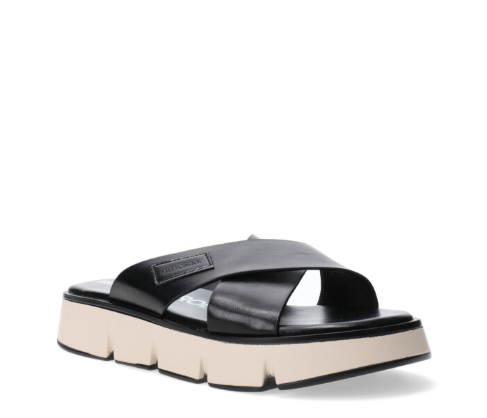 Sandalias de Mujer Miss Carol MINICOY con tiras cruzadas Negro