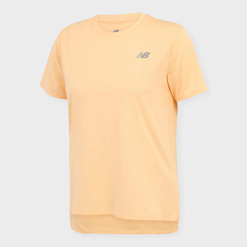 Remera New Balance Short Sleeve Naranja