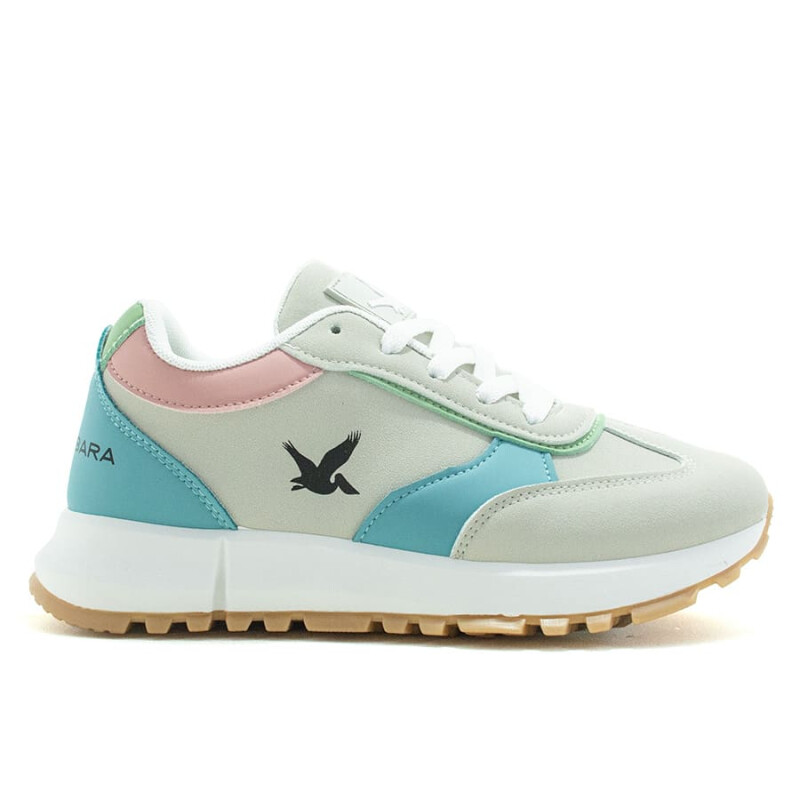 Championes Santa Barbara Nantes de Mujer - NANTES Beige-azul