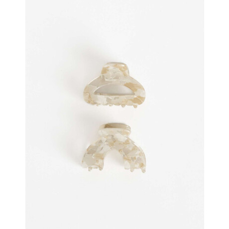 Set De Broches Acrílicos Combinacion Bicolor