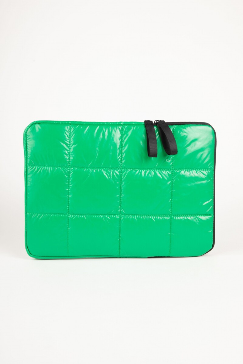 FUNDA PARA LAPTOP PUFFER Verde