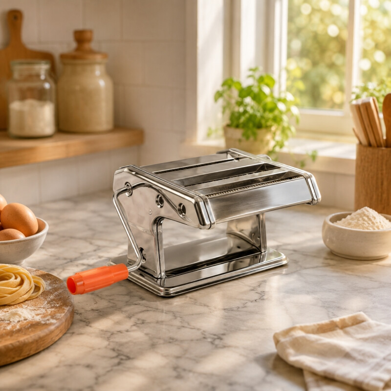 Máquina de pasta en acero inoxidable PLATEADO