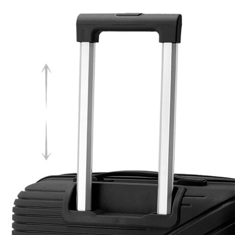 Set X3 Valijas De Viaje Rígidas 4 ruedas 20, 24 y 28 Negro1