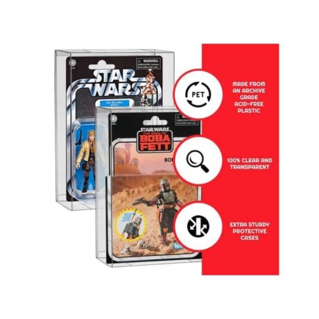 10 Protectores Plásticos Para Figuras De Acción *No incluye figuras* 10 Protectores Plásticos Para Figuras De Acción *No incluye figuras*