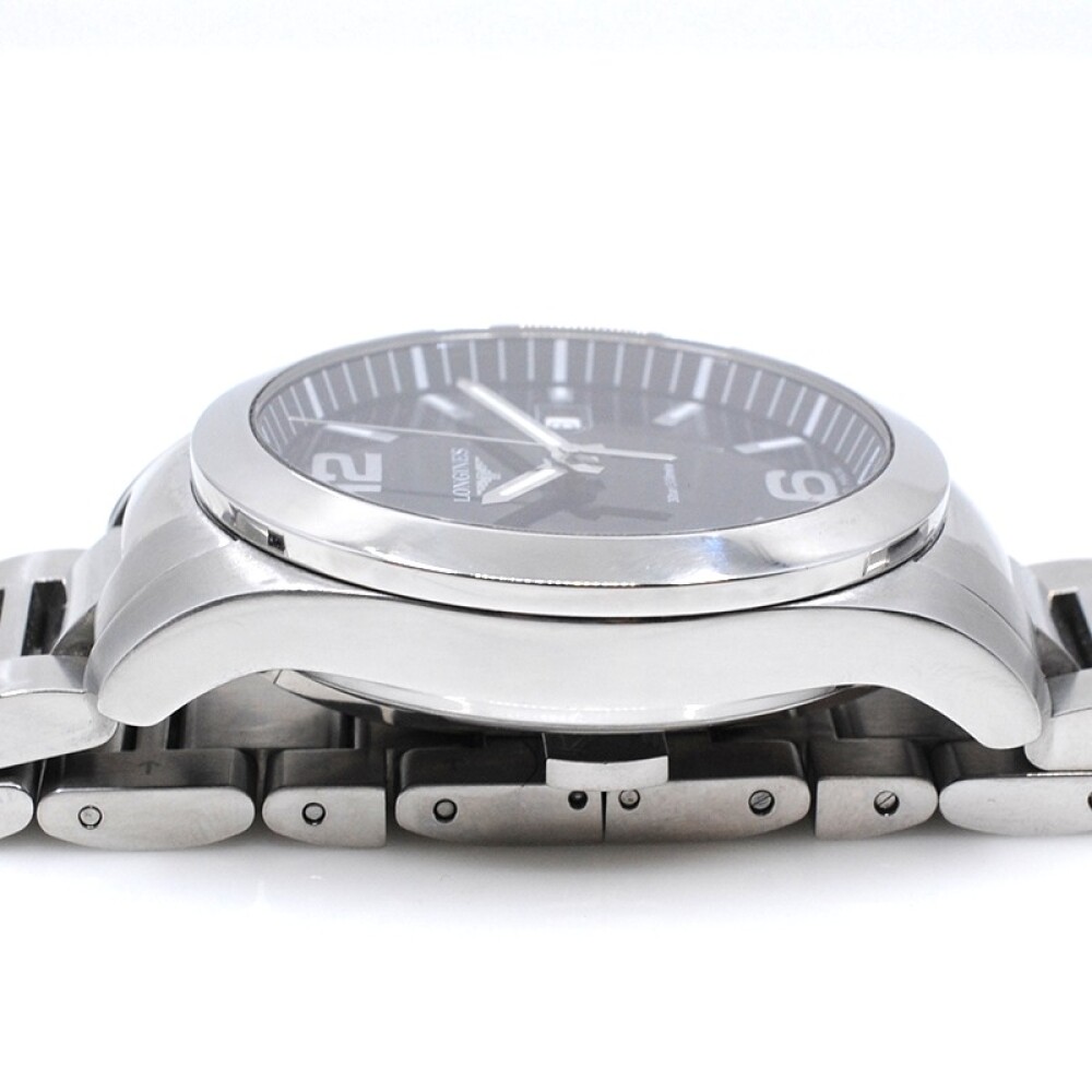 Longines Conquest esfera negra cuarzo 41 mm con caja y garantia Longines Conquest esfera negra cuarzo 41 mm con caja y garantia