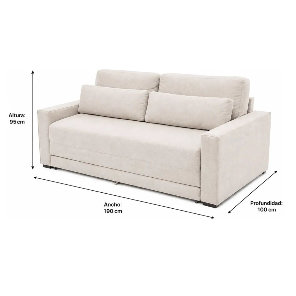 SOFÁ CAMA CASTER QUEEN SOFÁ CAMA CASTER QUEEN