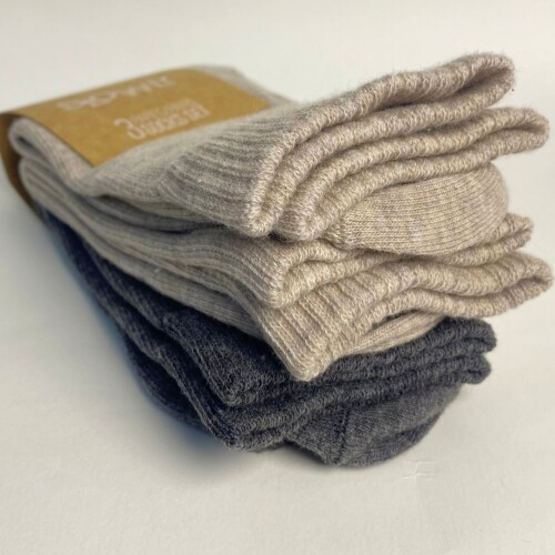 Pack medias x3 Slowly Grey/beige