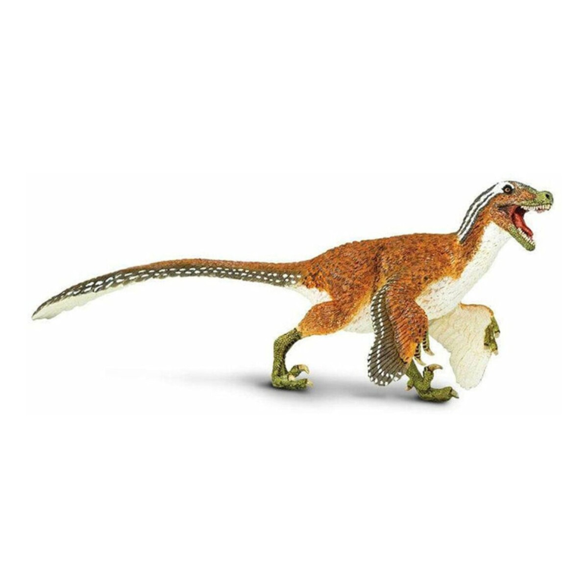 Velociraptor Emplumado Safari Figura Dinosaurio Muñeco 