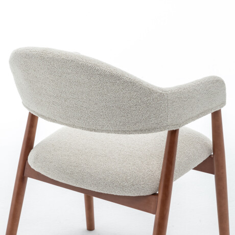 BUTACA DE COMEDOR MADERA NATURAL-BEIGE MARINA