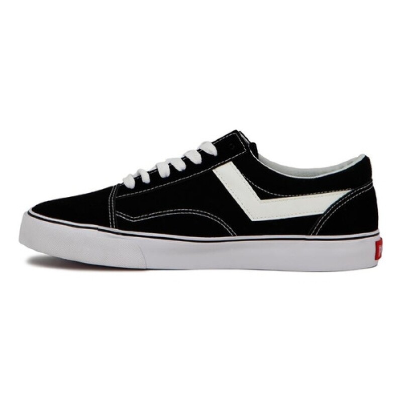 Championes Pony Casual Lona-Gamuza Unisex Negro Negro