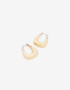 Aros Argollas Metal Argollas De Metal Biplating - Dorado