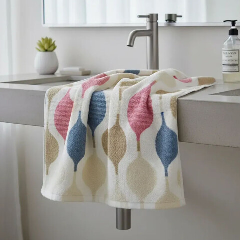 Toalla de Mano Estampada Prisma 100% Algodón 50 x 80 cm 303 GEOMETRICO