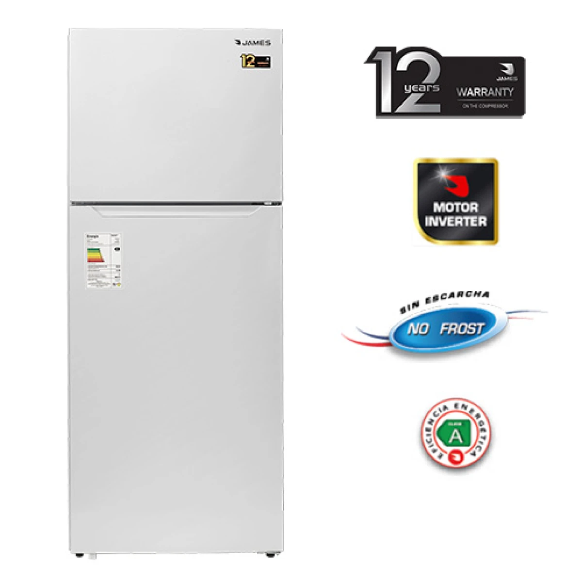 Heladera con Freezer Frio Seco 452 lts James Rj 571 